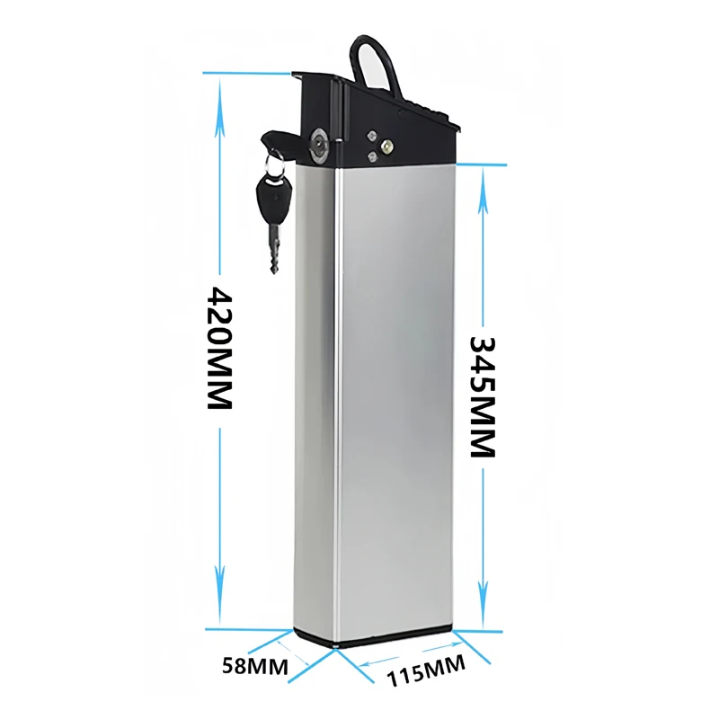 52V 17Ah 16Ah Built-in Ebike Battery For Mate X CMACEWHEEL RX20 TESGO Hummer Pro Lankeleisi X3000plus Replacement Batteries - 2