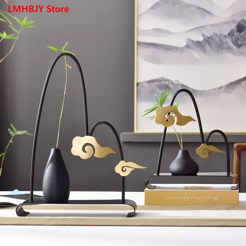 lmhbjy-new-chinese-model-room-living-room-porch-metal-resin-rockery-flower-ornaments-hotel-club-luxury-soft-decorations