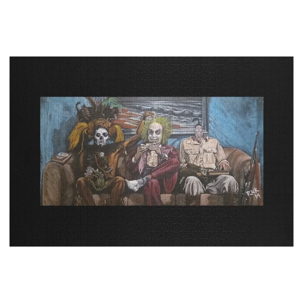 

Beetlejuice Waiting Room Scene Jigsaw Puzzle Wooden Animal Personalized Photo Custom Puzzle