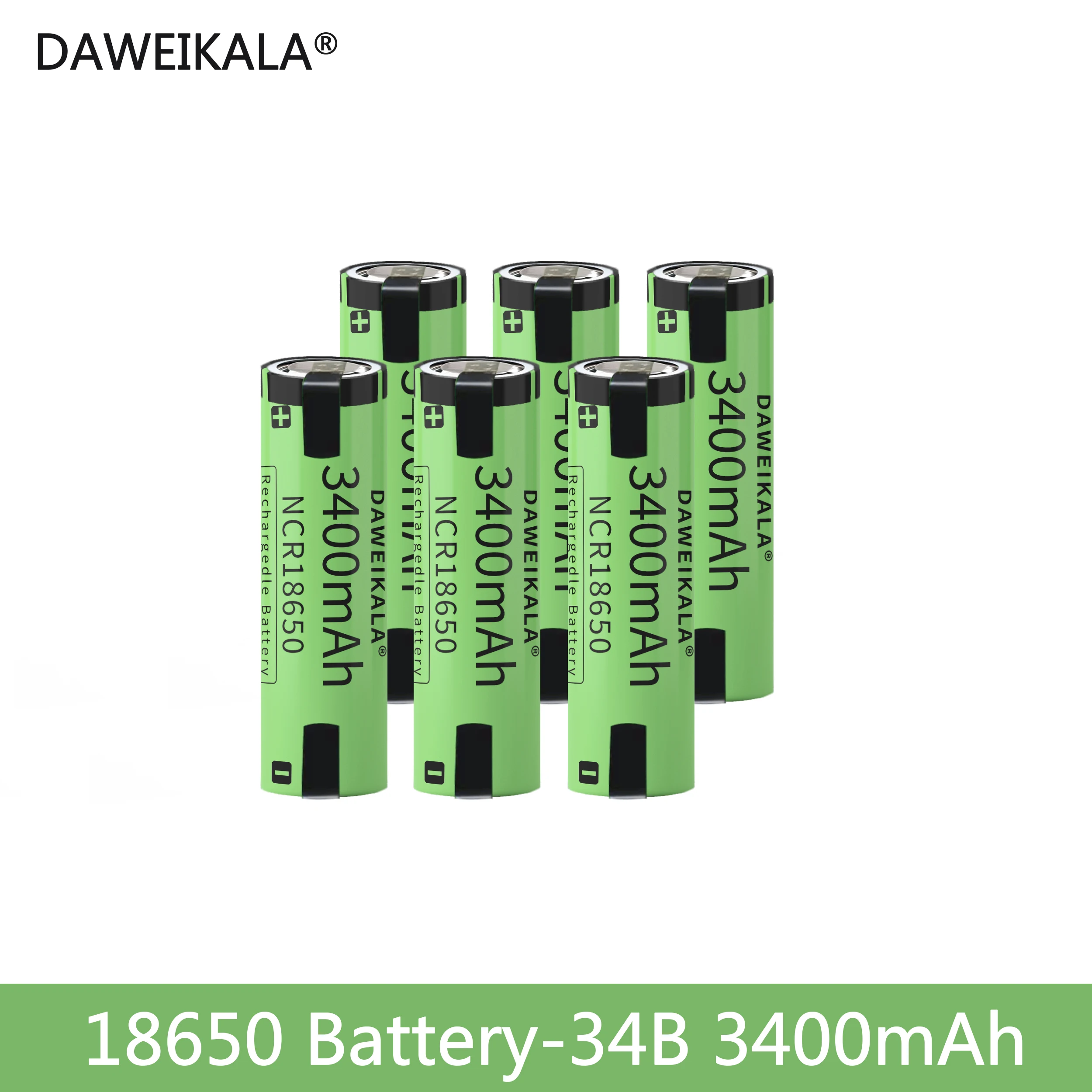 100% Оригинальный 18650B 3400 мАч аккумулятор 3,7 В литий-ионный аккумулятор 3,7 В 18650 батарея 3400 мАч + DIY Nicke + freies versшифен (art.: 3920c2eecadba) - 3920c2eecadba