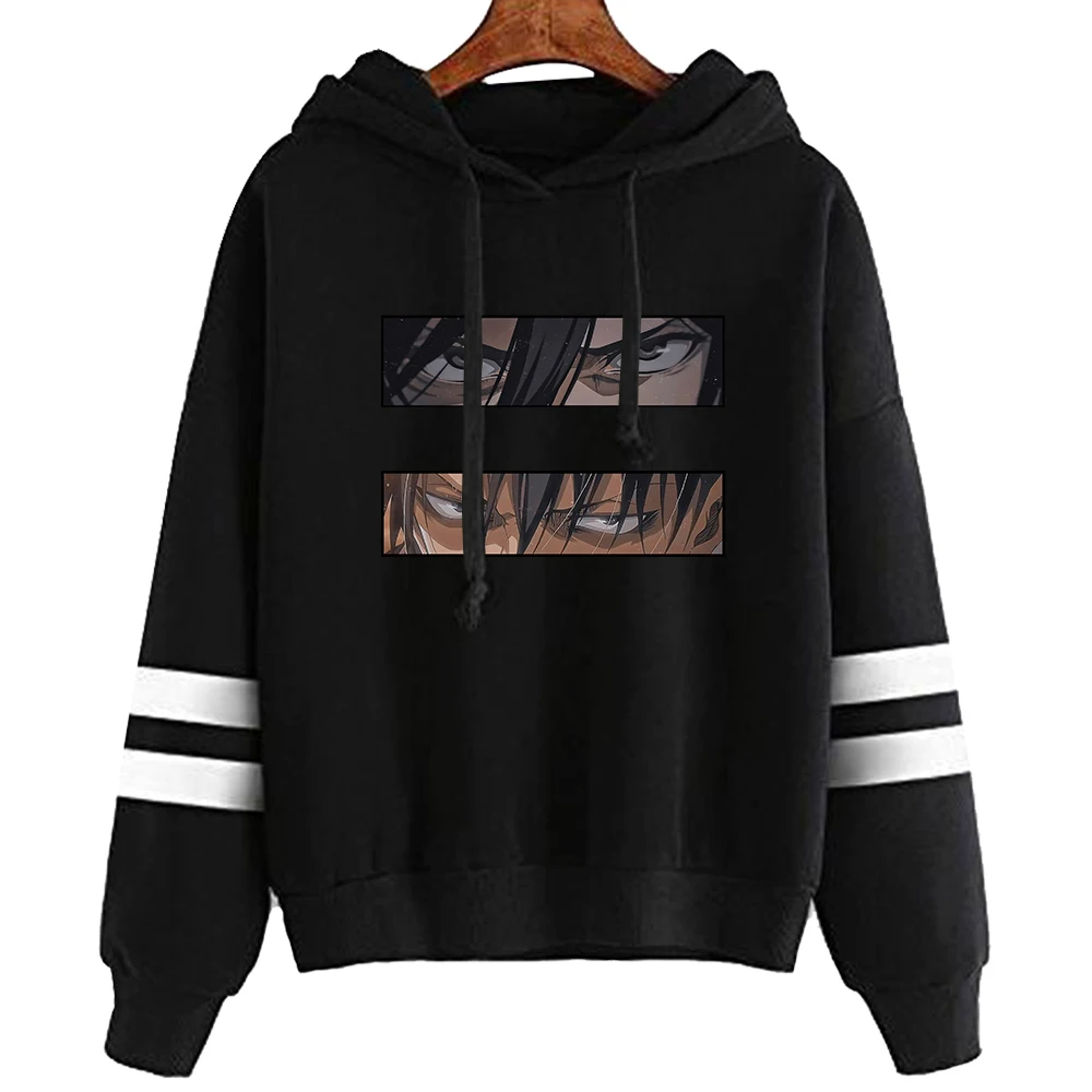 

Japanese Anime Attack On Titan Hoodies Winter Warm Pullover Sweatshirt Harajuku Hip Hop Streetwear Tops