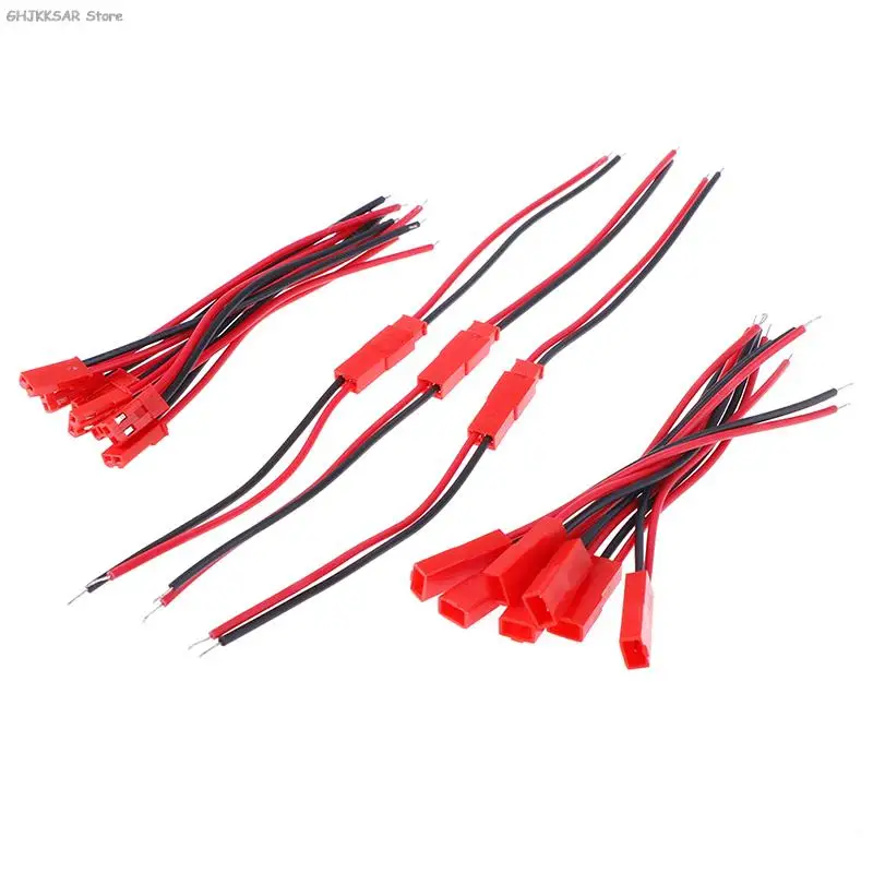 20pcs 2 Pin Connector Male Female Jst Plug Cable 22 Awg Wire For Rc Battery Wholesale 10 Pairs