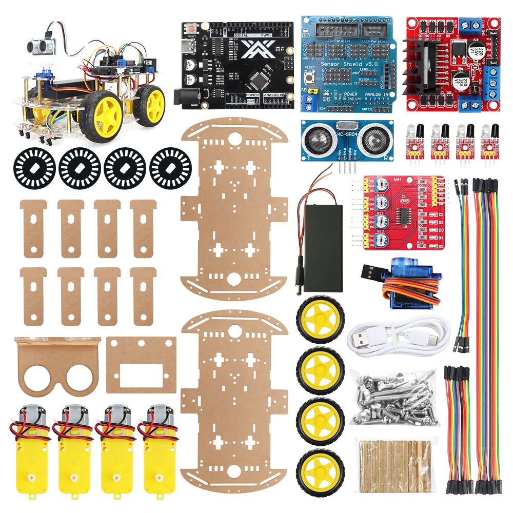 Smart Robotic Kit for Arduino Programming School Education Project Starter Kit STEM DIY Electronic Coding Robot Complete Kit - Image 6