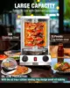 Shawarma Grill Machine, Gas Vertical Rotisserie with 2 Burners for Home, Countertop Rotating Doner Kebab Oven Broiler Gyro Maker 2