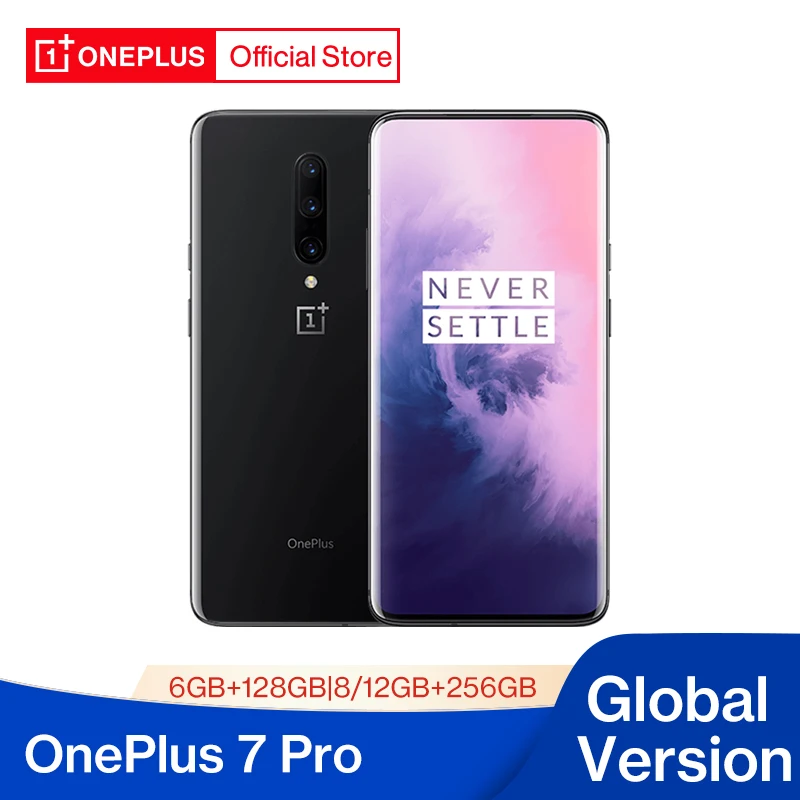 

Global Version OnePlus 7 Pro Smartphone 6GB 128GB 48MP Cameras Snapdragon 855 2K+ Fluid AMOLED Screen OnePlus Official Store