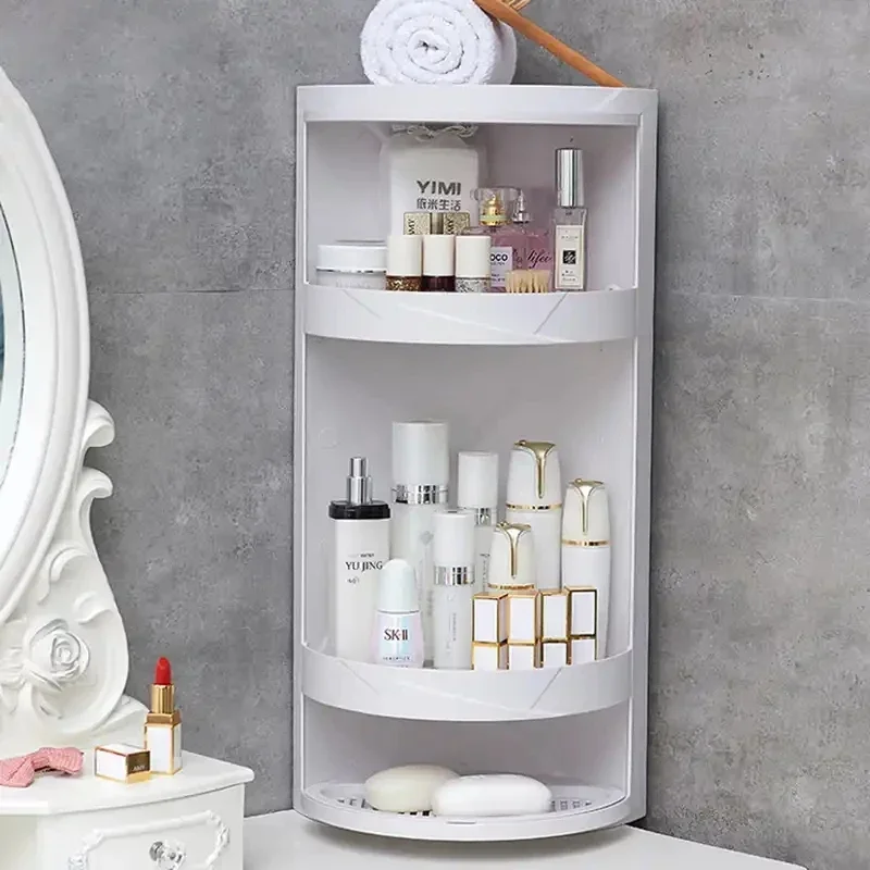 浴室 360 度回転三角棚キッチントイレ棚コーナー棚浴室多層収納