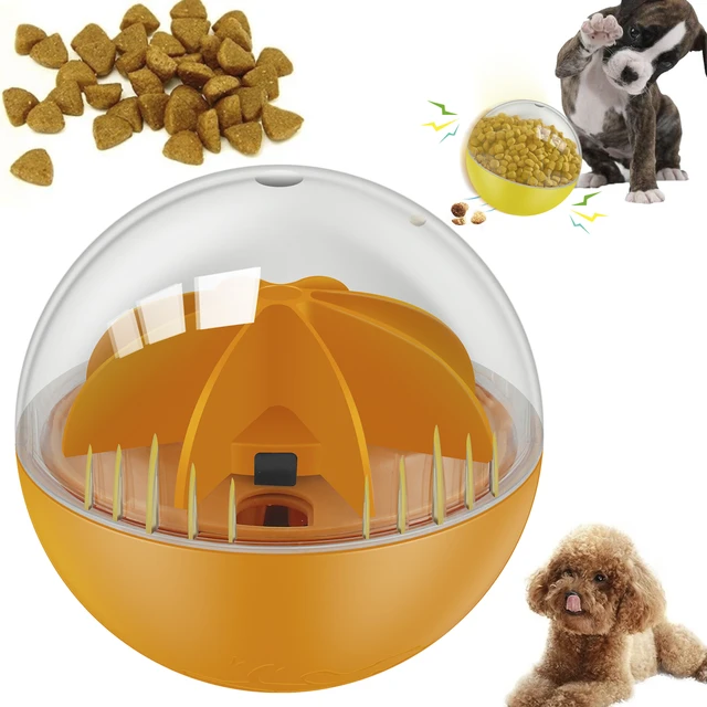 IQ Dog Treat Ball Interactive Dog Toys Adjustable Dog Treat Ball