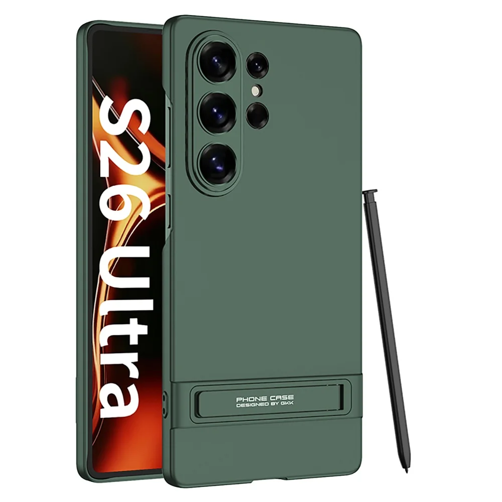 Ultra Thin Shockproof Invisible Fold Stand Phone Case with Hard Protection