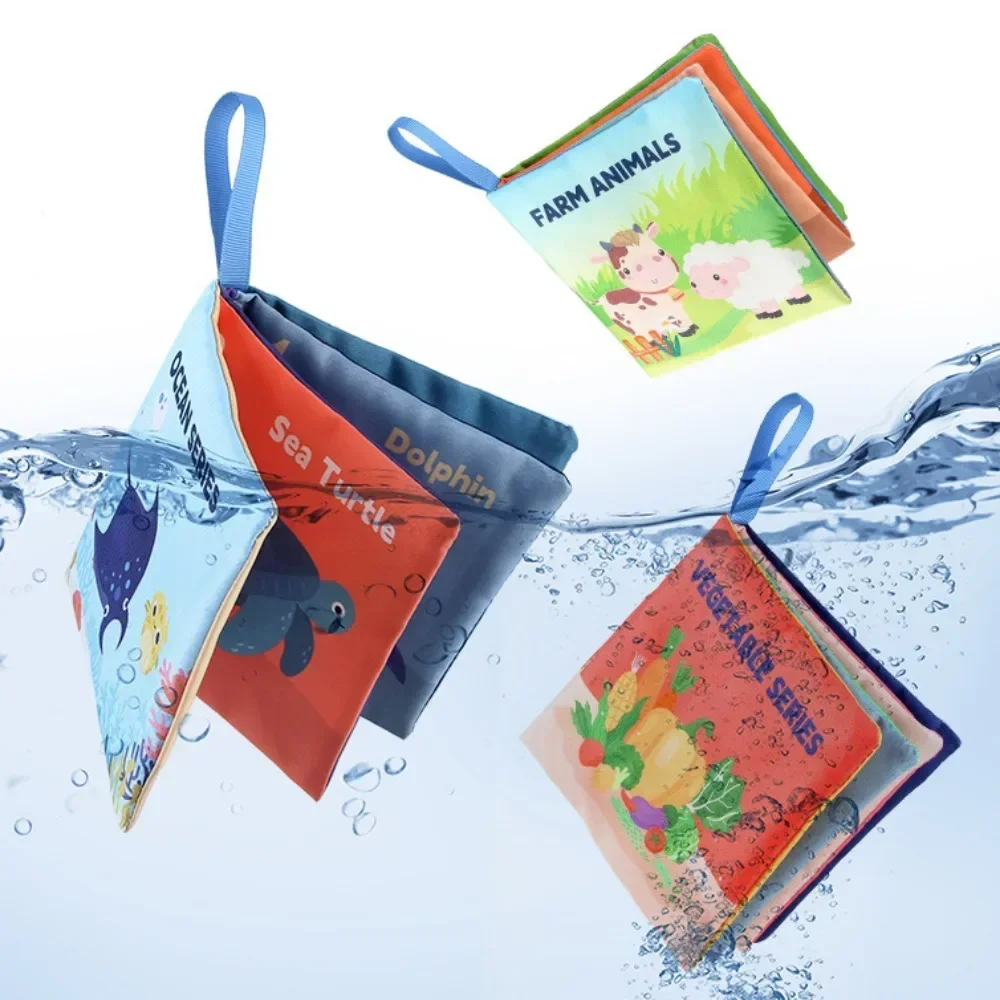 Montessori Baby Cloth Books Soft Rustle Sound Baby Quiet Books Infant Early Learning Educational Toys 0 -12 Months Baby Rattle