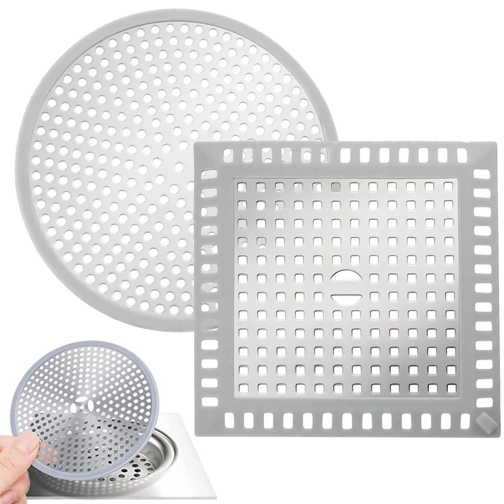 Shower Drain Cover Hair Catcher Drain Filter Bathroom Protector Stainless Steel Sink Strainer Filter Bathtub drain filter shower drain cover shower drain drain strainer
