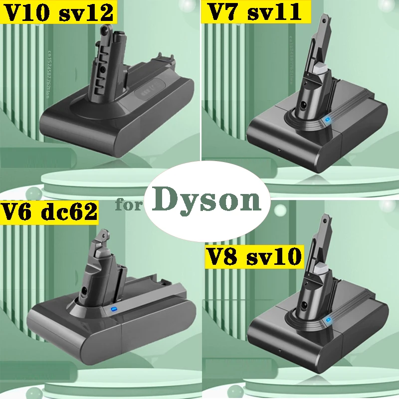 

Запасная батарея для Dyson V6 V7 V8 V10 series 100% совместимая с SV12 SV11 SV10 DC62 оригинальные батареи для dyson