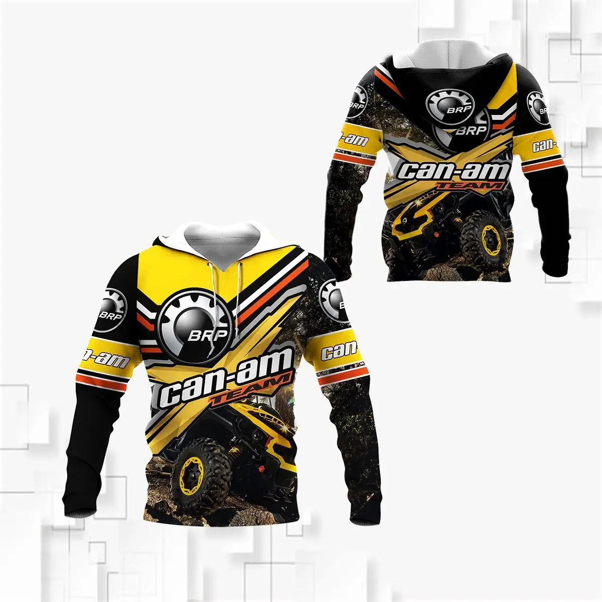 Brp Can-am 3DPrint Newest Off-road Racing Car Unique Men/Women Cozy Harajuku Casual Streetwear Hoodies/Zip/Sweatshirt Style - 2