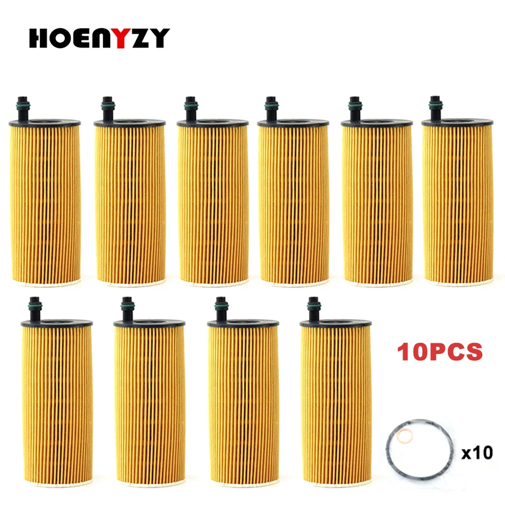 10pcs 11428507683 Engine Fuel Oil Filter Element For Bmw N57 3.0l N47 2