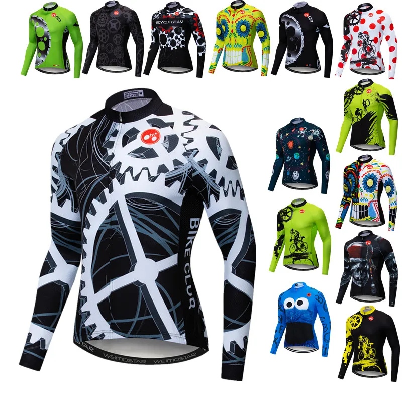 WeimostarGearCyclingJerseyLongSleeveMenAutumnMountainBikeWear