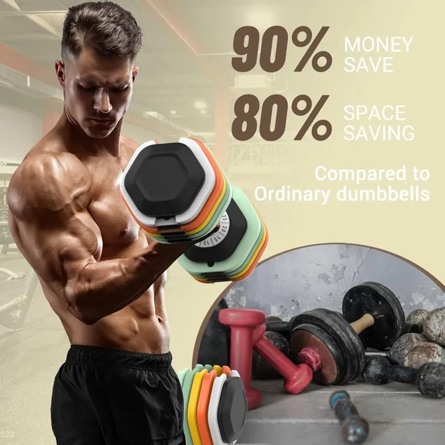 Adjustable Dumbbell Pair 25–55lbs 5