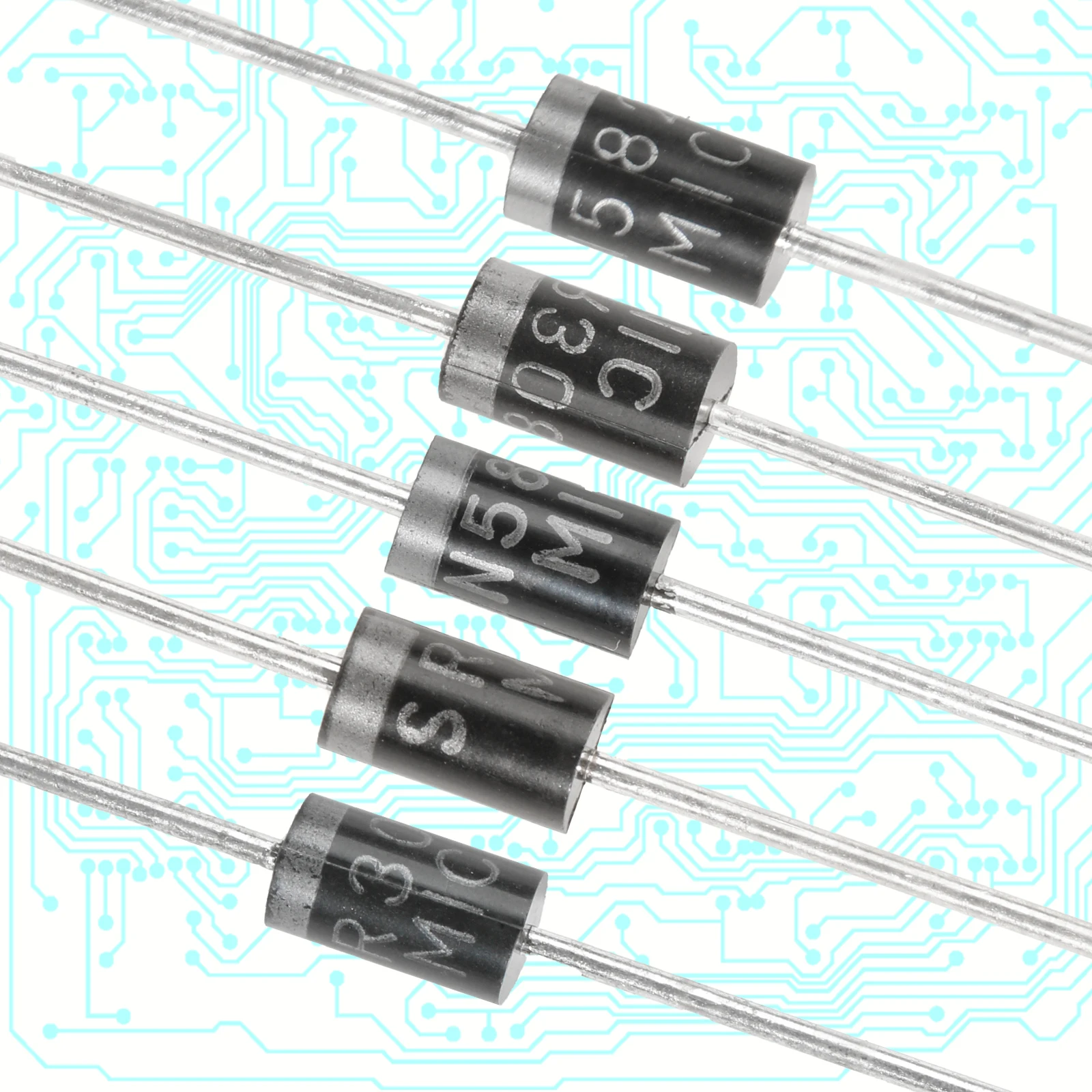 10-50pcs High Quality Rectifier Diode 1N4007 1N4001 1N5408 1N5819 1N5822 FR107 SR240 SR5100 RL207 UF4007 6A10 10A10 20A10