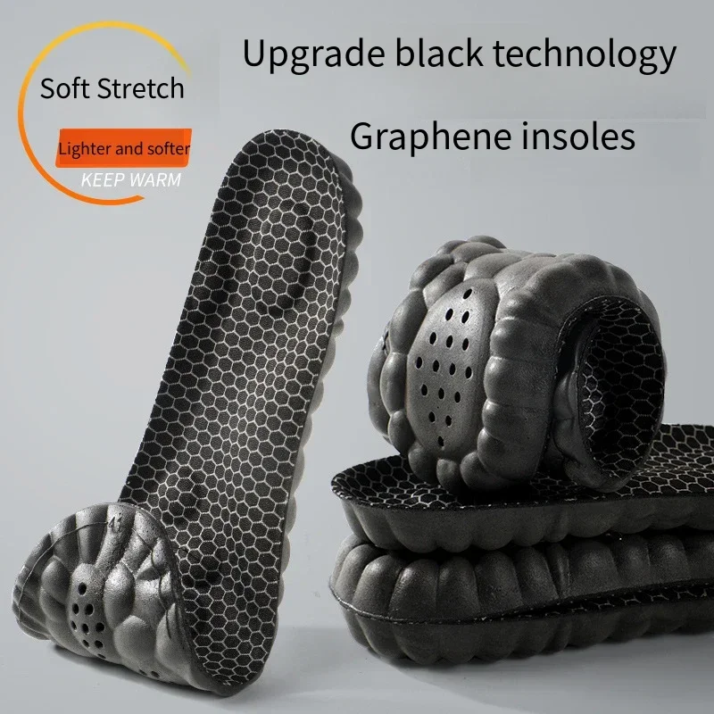 Graphene Antibacterial Shoes Insole Arch Support Orthopedic Insoles for Feet Quality Shock Absorbing Sports Fitness Shoe Sole