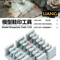 LIANG Model Weathering Scene Making Shoe Print Tool Su Meide Zhong 0401/02/03 1