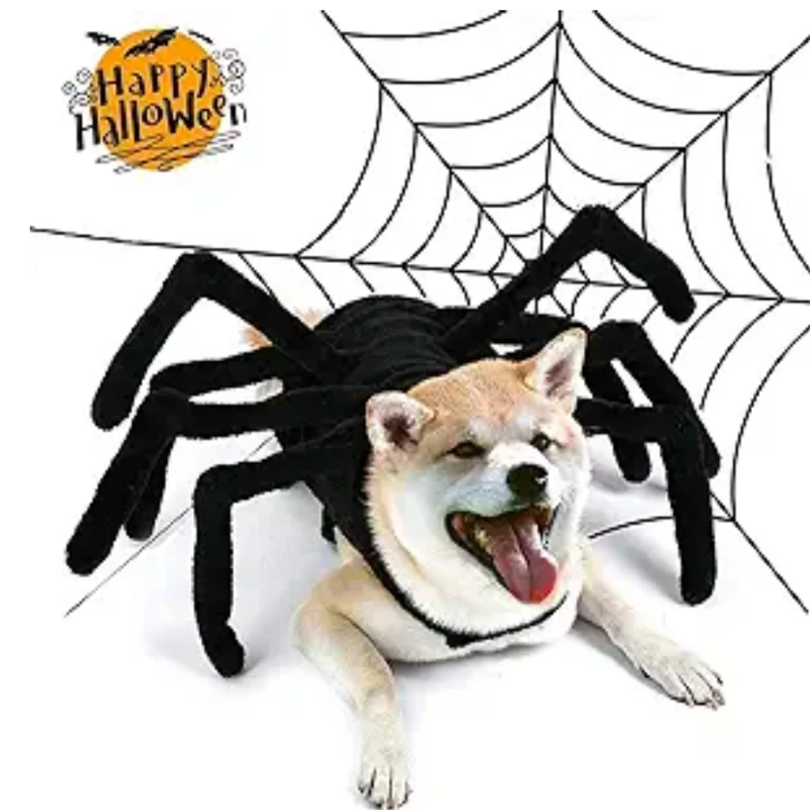 

Pet Dog Halloween Spider Costume 8 Spider Wing Cosplay Clothes for Small Medium Dogs Puppy Cat Kitten Outfits Dress up Party