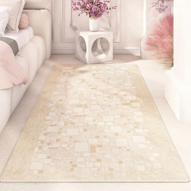 Colorful Textured Cute Style Girly Room Decoration Carpet Soft Comfortable lounge Carpets Non-slip Machine Washable Rug Alfombra 4