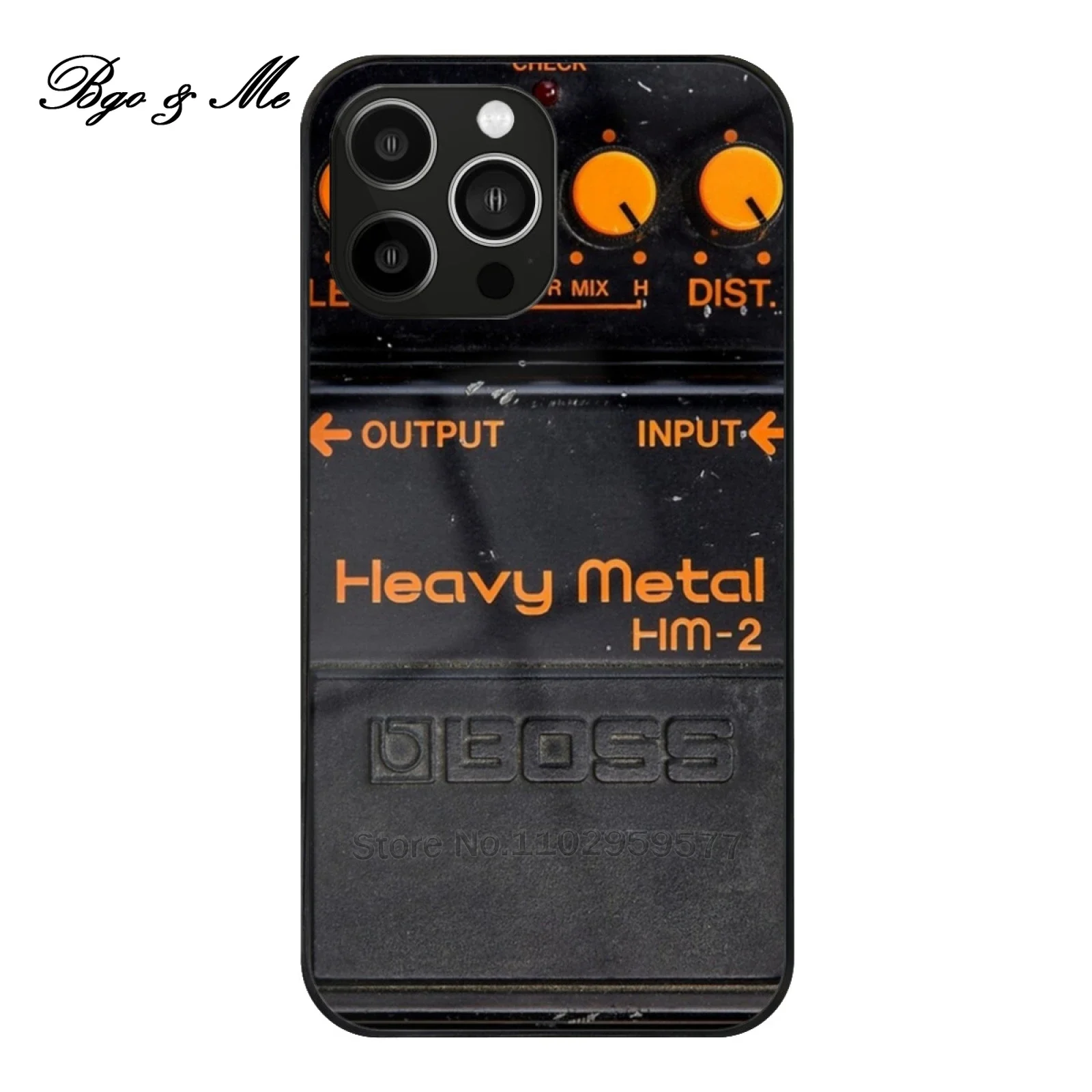 Custodia In Vetro Temperato Di Lusso Per Corde Per Chitarra Per Iphone 15 14 13 12 Pro Max Soft Cover Pedal Stomp Box Per Chitarra