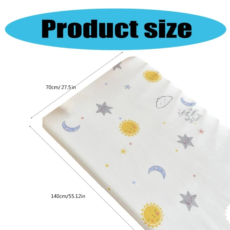 9 Styles Soft & Breathable Cotton Baby Crib Fitted Sheet 140*70cm Cartoon Printing Mattress for Infants Bed Accessories