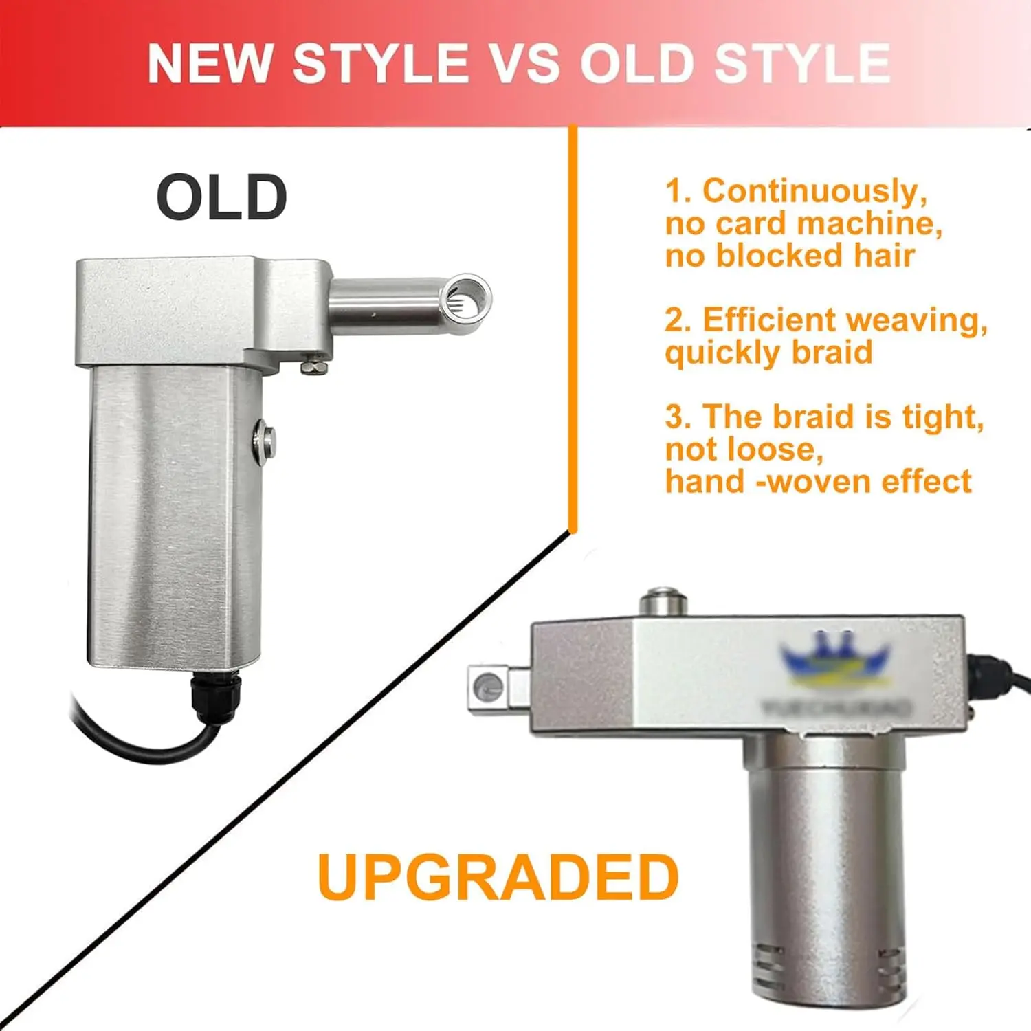 Automatic Dreadlock Maker Machine - Ideal for Long Human Hair and Synthetic Hair - DIY Easy Braiding Hair Extension Tool 3