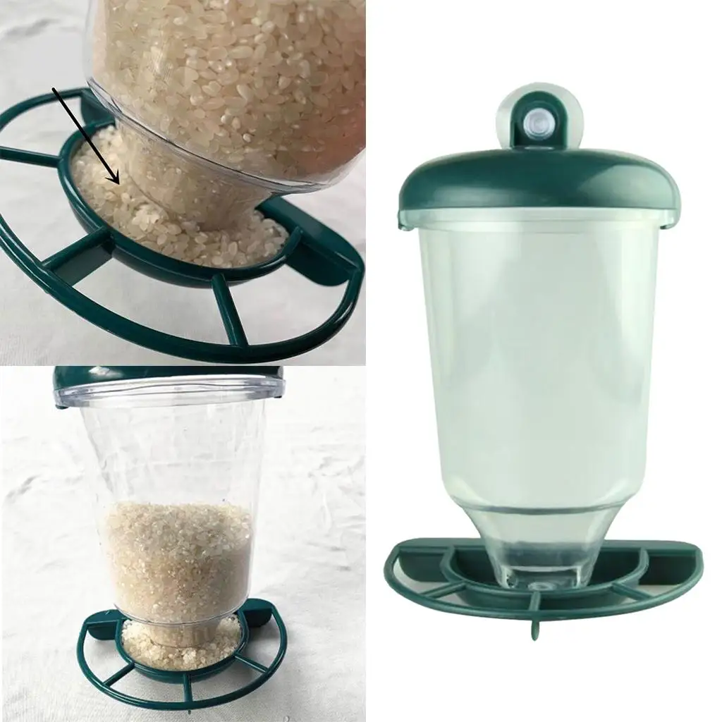 

Mirror Window Bird Feeder Seed Dispenser Vehicle Feeding for Hummingbird