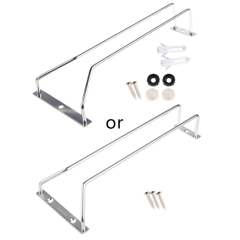 

27CM Wine Glass Rack Hanging Holders Under Cabinet Home Bar