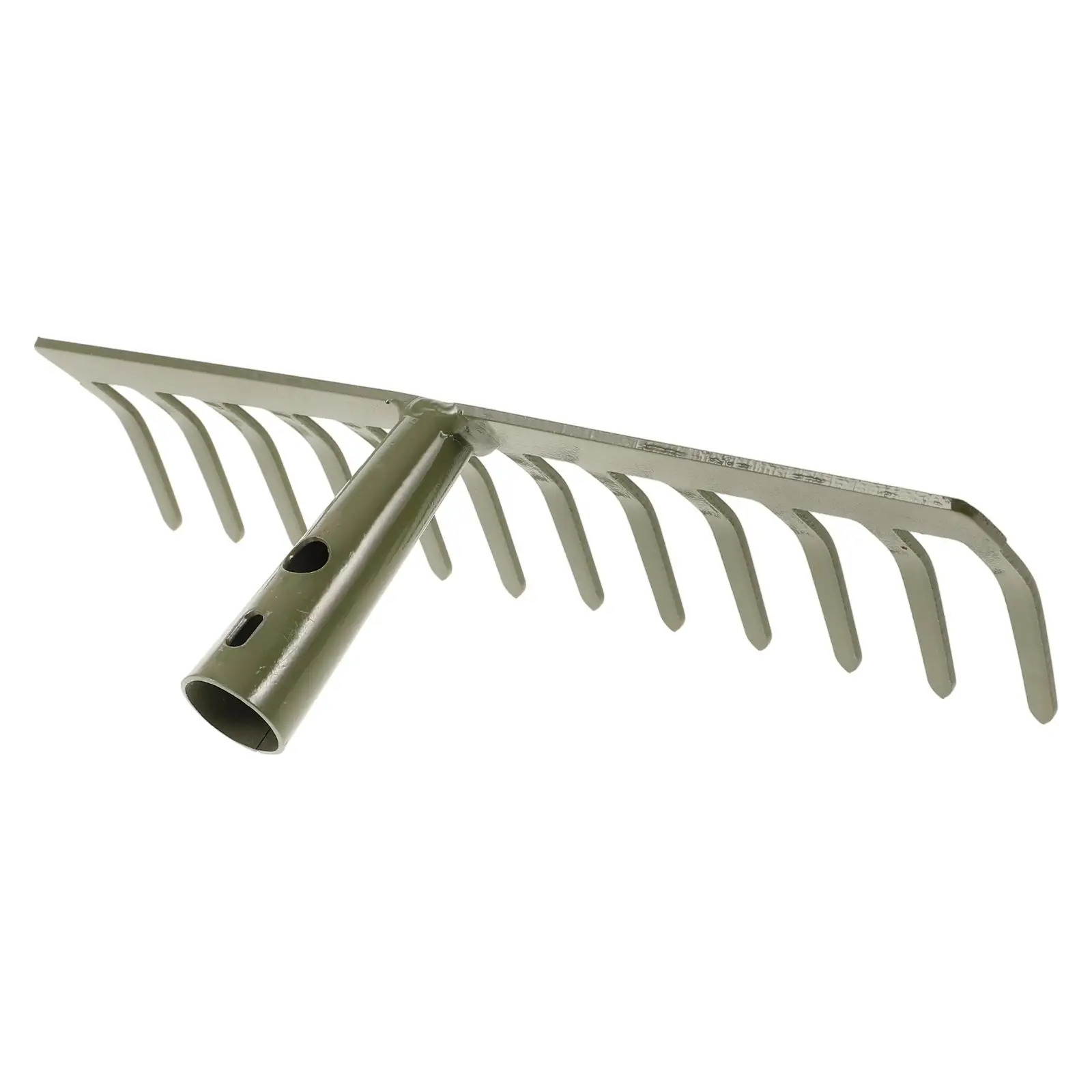 Ergonomic Garden Rake Durable Tines Lawn Levelling Rake Small Garden Hand Tool Leaf Rakes For Farming
