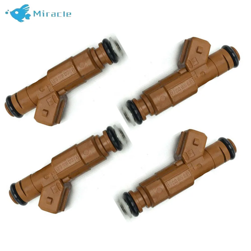 Set 2/4/6/8 Oem 0280155831 Fuel Injectors Bosc H  For 1998-2009 Volv O 2.4L 2.5L I5