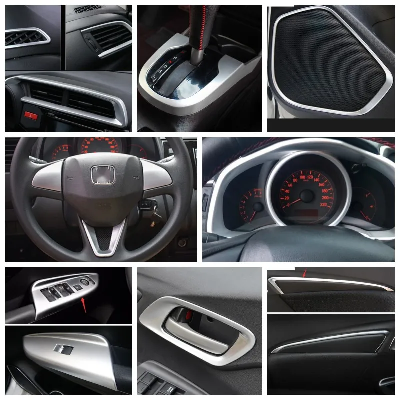 

Внутренняя боковая дверная ручка для Honda Fit Jazz GK5 2014-2017-2019