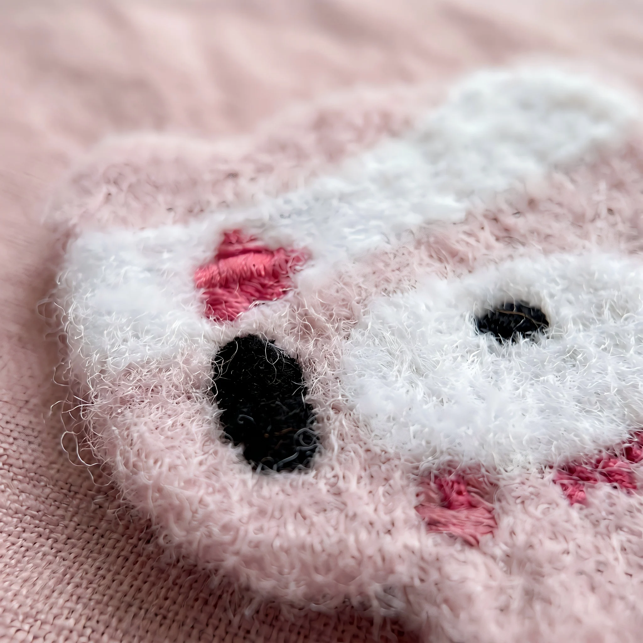 귀여운 봉제 곰 헤어 스티커, 카와이 핑크 곰 패브릭 헤어 클립, 소녀들을 위한 셀프 접착식 헤어 장식