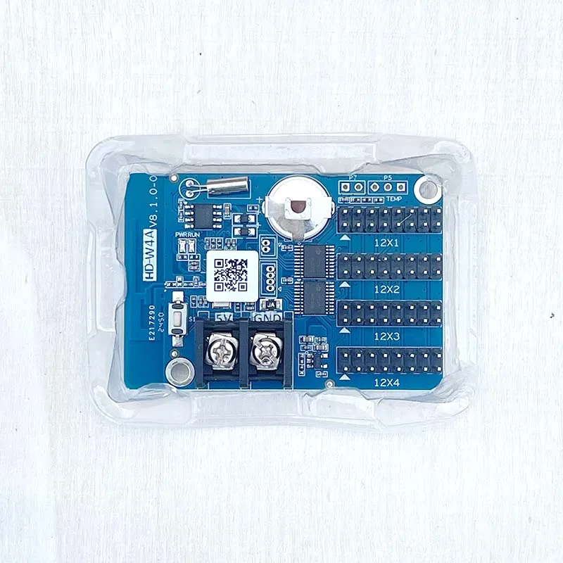 HD-W4A Single Color LED Panel Mobile Phone WiFi Control Card LED Display Pixel Digital Signage HUB08 HUB12 Motherboard