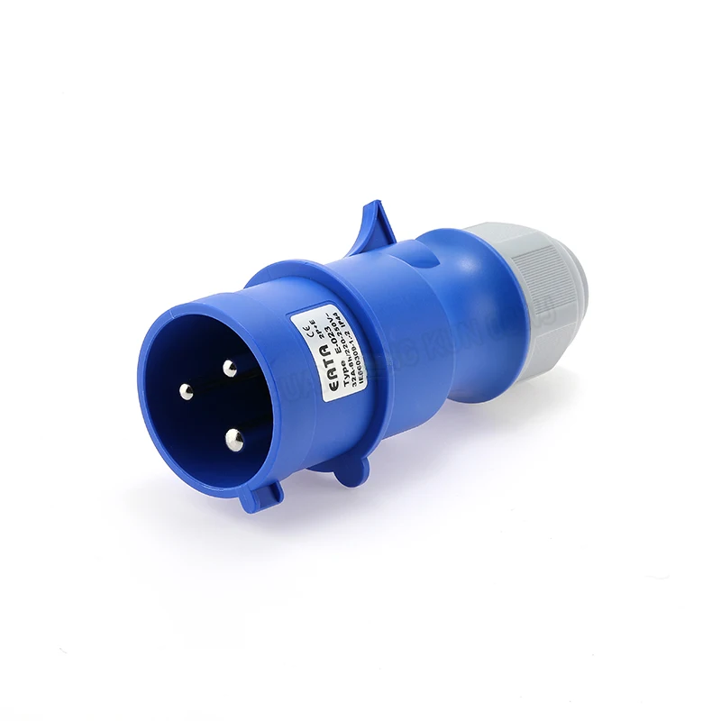 6A/32A 3-Poliger Luftfahrt-Stromstecker IP44 Wasserdichter & Explosionsgeschützter Industriestecker für Schrankbeleuchtung & Audiogeräte – Detail 25