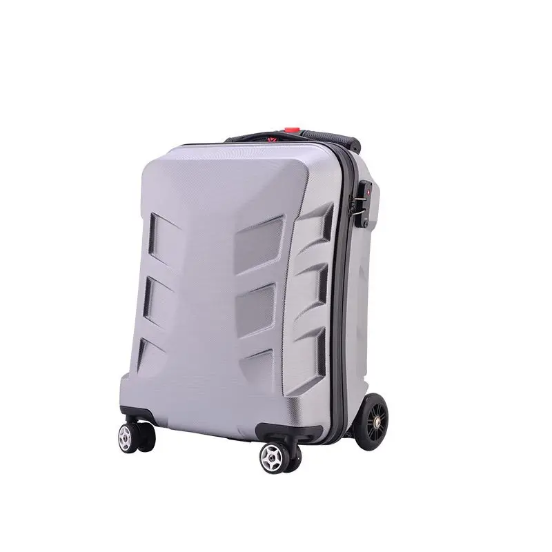 2023 New Fashion Skateboard Scooter Suitcase for Kids Riding Luggage suitcase Adult Folding Business Board Bag Trolley