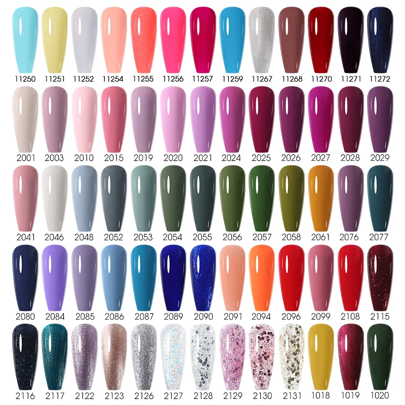 NAILCO 15ml Green Series Dark Color Gel Nail Polish Lasting Hybrid For Base Matte Top Coat Manicure Soak Off UV LED Nail Art Gel 5