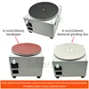 120W Electric Polisher Knife Sharpener High-Speed Sand Disc Machine Multifunction Desktop Polishing Machine 20PCS Sandpaper 6