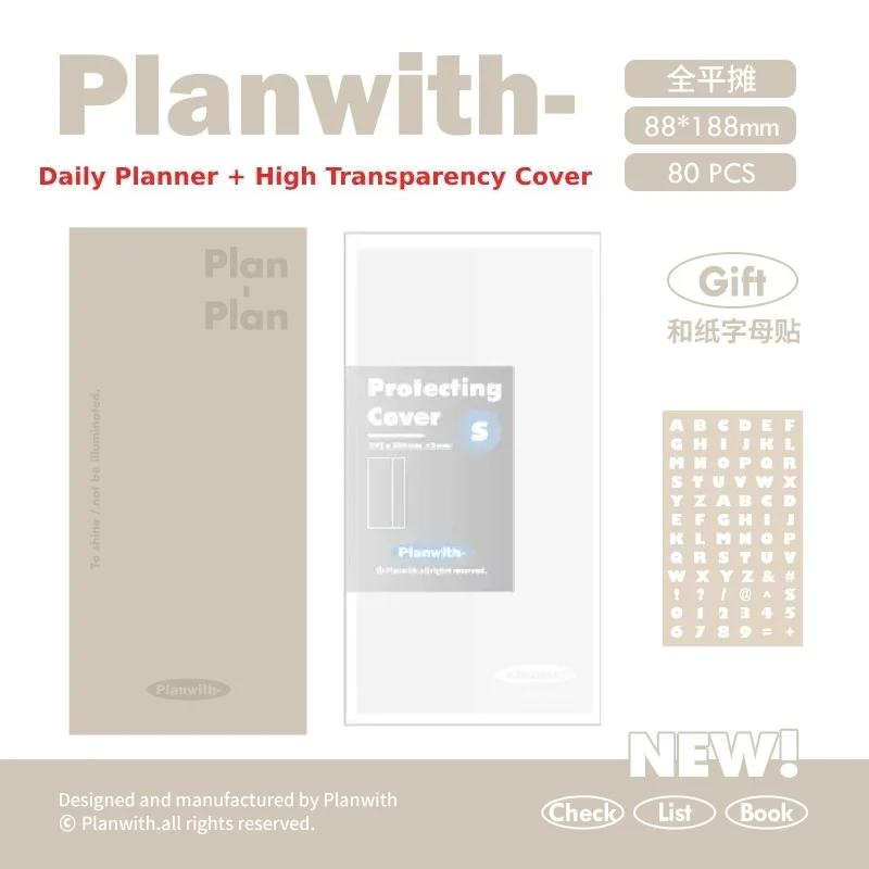 Kawaii Daily Planner - Portable Agenda with PU Soft Cover