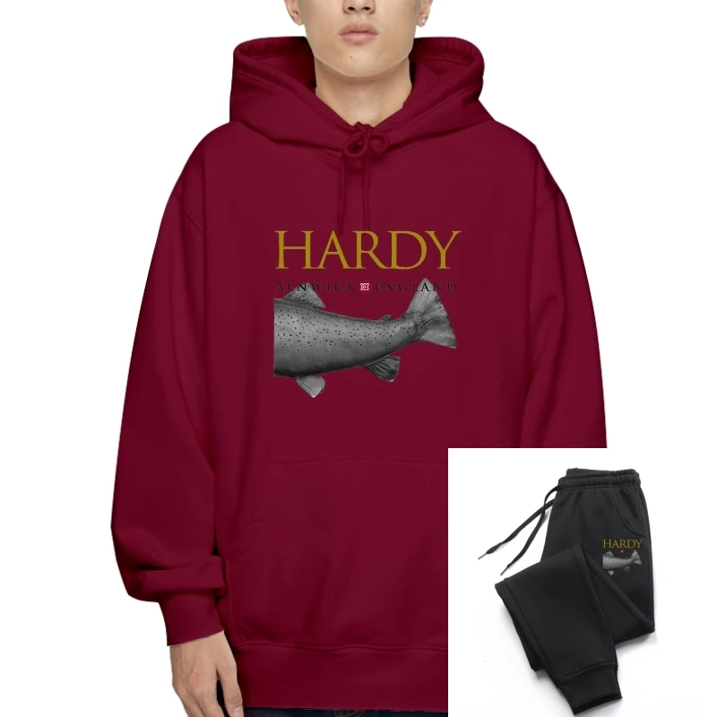 

Leqemao Hardy Brown Trout Tail Fly Fishinger (Various Fleeces Available) Warm Hip Hop Sweatshirt Hoodie Pullover 012926