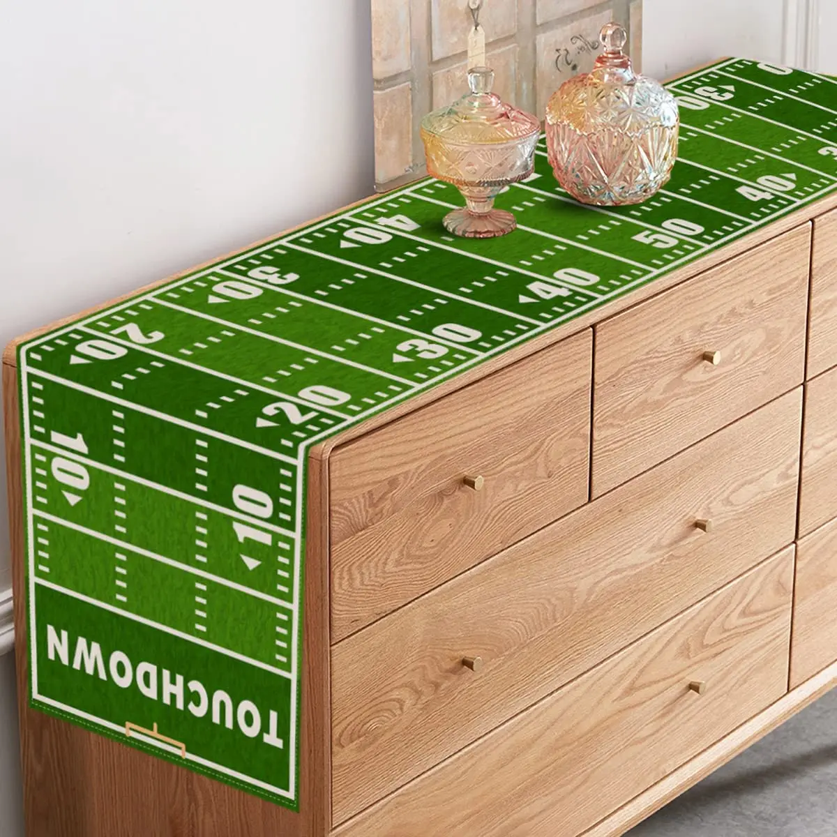 New American Football Pattern Table Decoration Table Flag Holiday Birthday Party Kitchen Table Decoration Table Flag Fabric