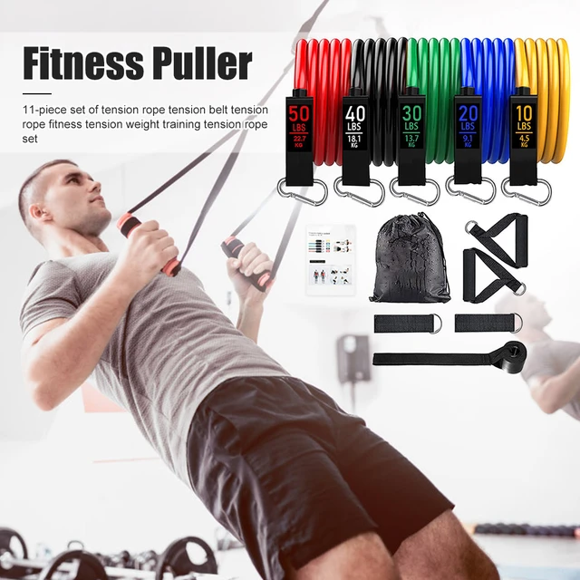 Bandas de Resistencia 210 lbs Bandas Elásticas Musculación con Niveles Gomas  Elasticas musculacion para Gimnasio en Casa Yoga con 7 Tubos de Látex Gomas  Elasticas Fitness para Yoga Pilates Estiramientos - AliExpress