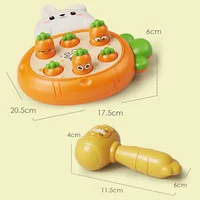 Cartoon Montessori Baby Toys Toddler Educational Birthday Gift Animal Theme Knocking Game Parent Child Board Hammering Game 5