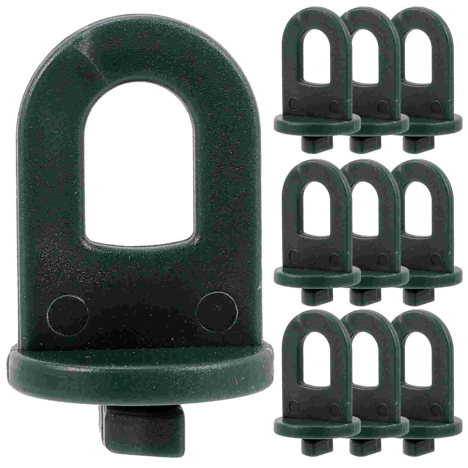 

50 Pcs Flowerpot Greenhouse Plant Clips Coat Hangers Hanging for Plastic Fixing Hooks