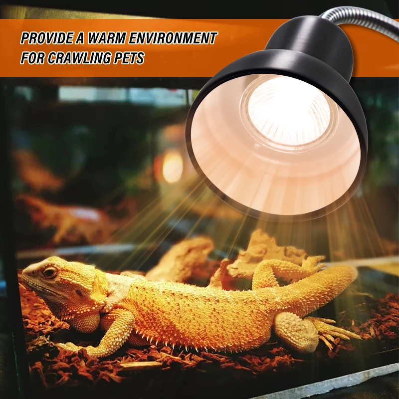 UVA+UVB 3.0 Reptile Lamp Holder Set with Clip-on Thermometer Hygrometer Lizard Turtle Tortoises Basking Heating Bulb 220V 3