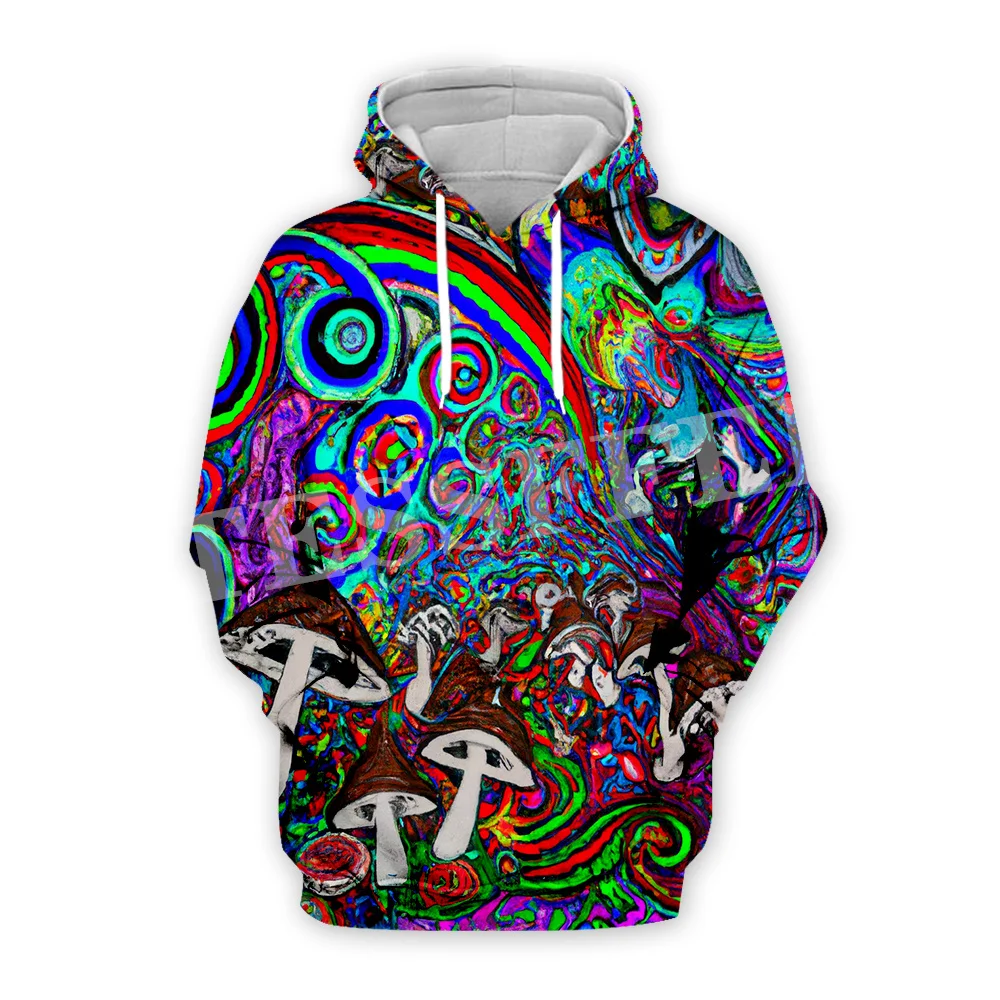 

Mushroom Forest Plants Fungus Trippy Abstract Psychedelic Hippie Tracksuit Harajuku Pullover Streetwear Casual Jacket Hoodies 8X