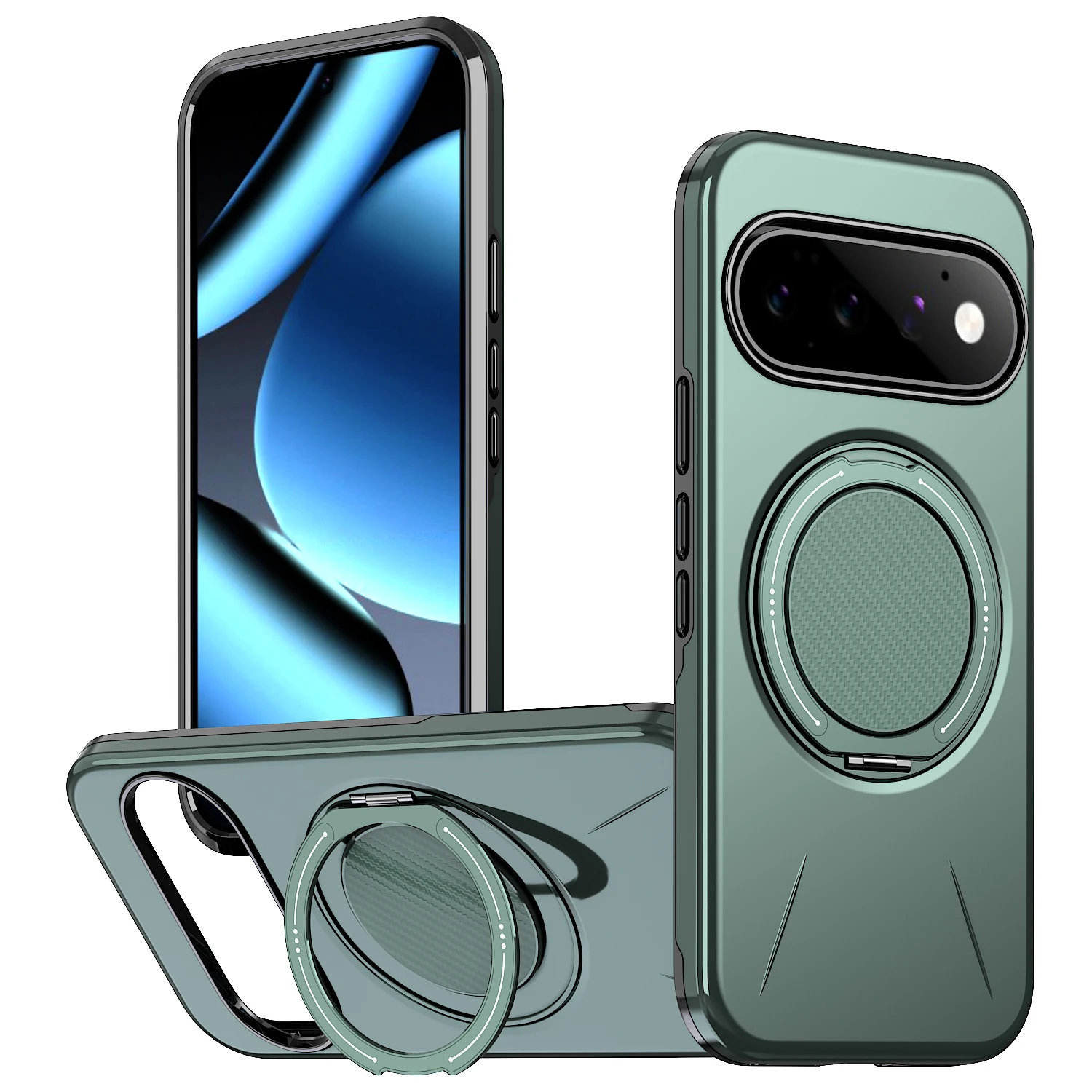 Ultimate 360° Magnetic Bracket Case with Magsafe Wireless Charging and Armor Protection