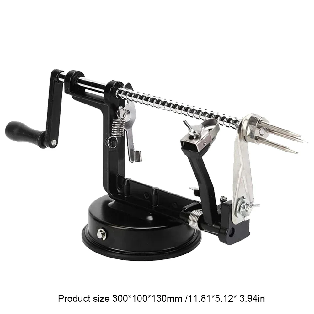 Apple Peeler 3 in 1 Hand-cranked Fruit Peeler Stainless Steel Core Slice Cutter Slicing Tools Kitchen Apple Slicer Corer Cutter