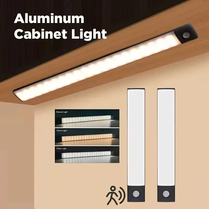 USB Rechargeable Wireless LED Motion Sensor Night Light for Versatile Indoor Illumination