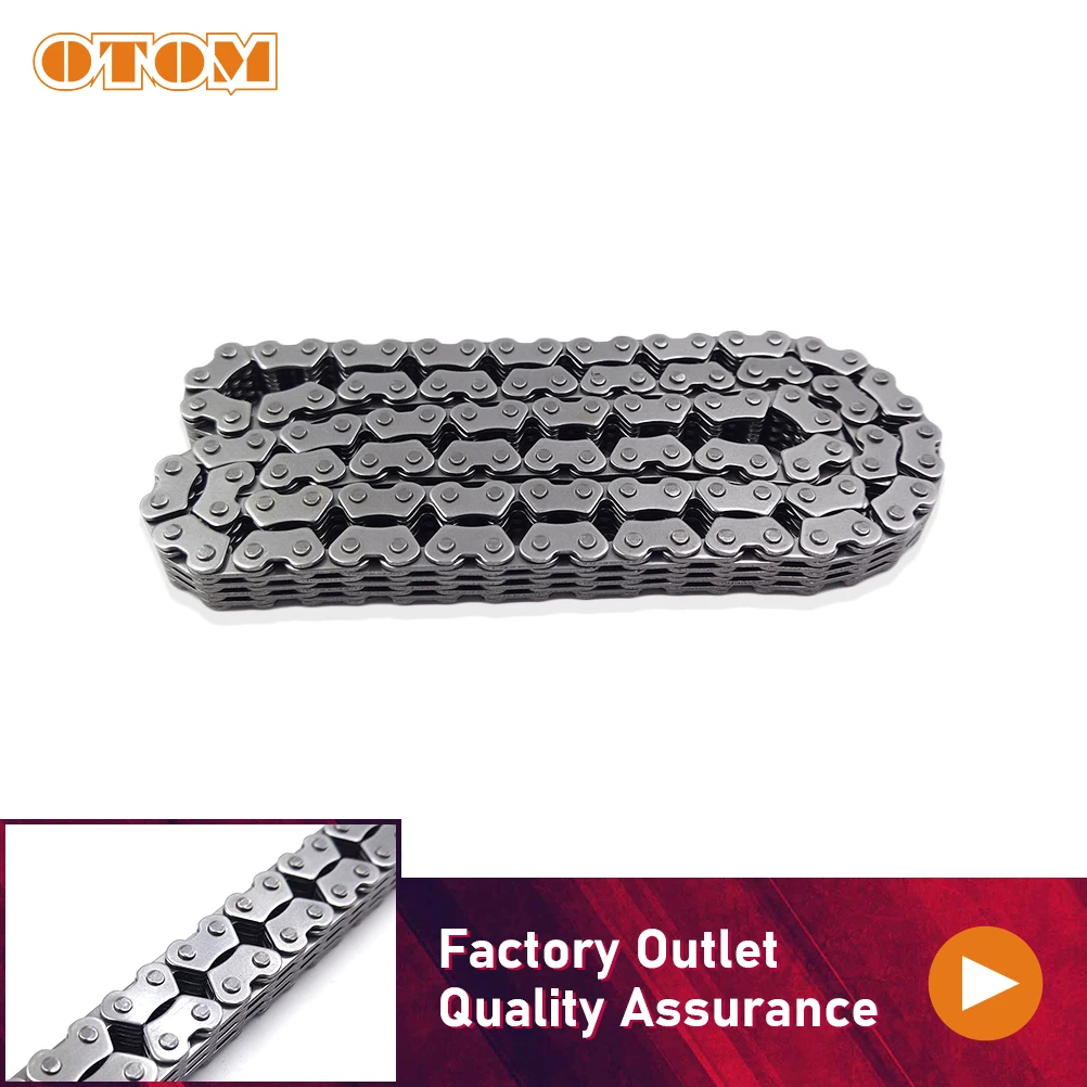 

Motorcycle Timing Chain Small Roller Tank Transmission Spare 4X5-108L 108 Links Silent Chain For KTM HUSQVARNA 250 450 500 501